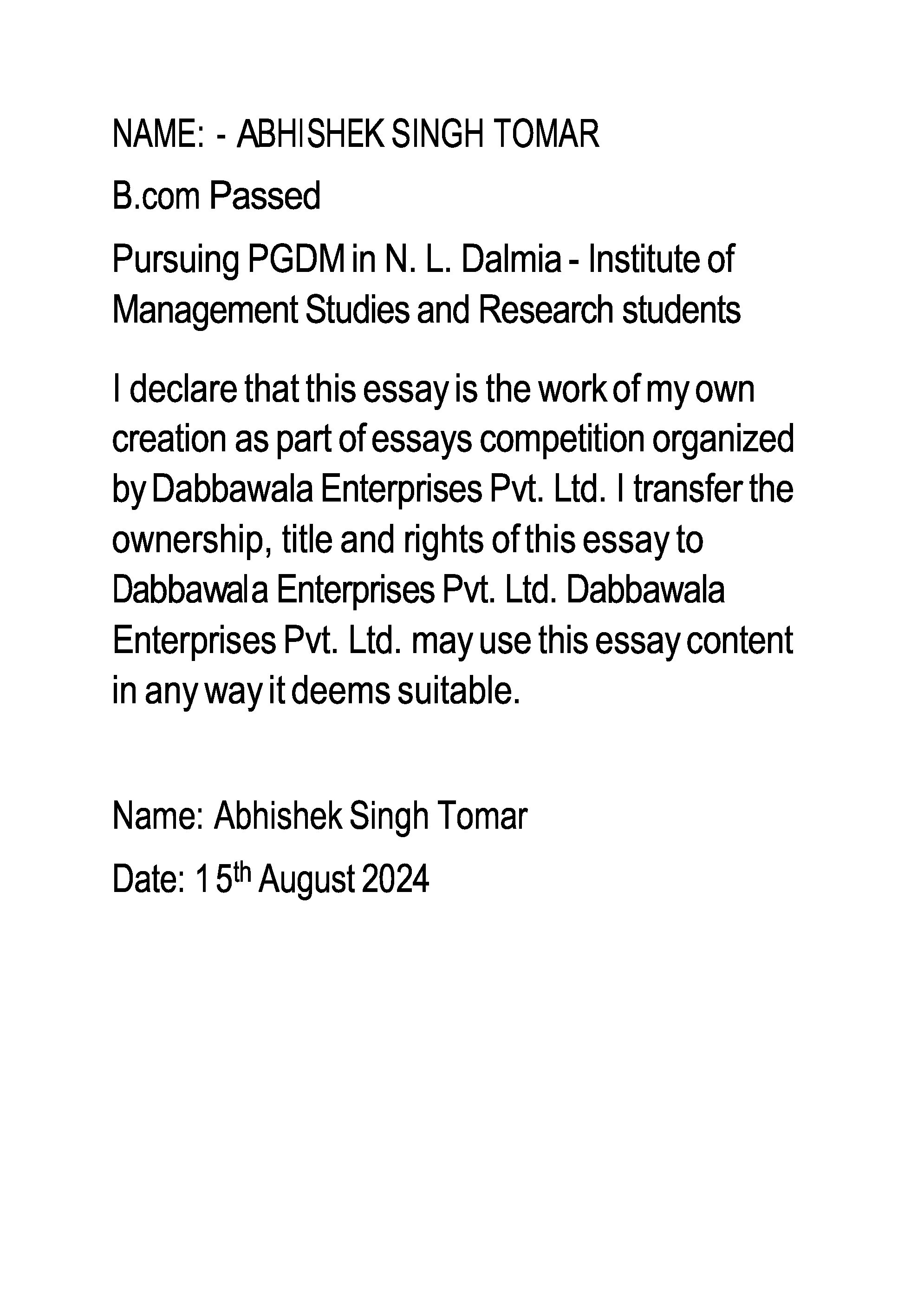 85- ABHISHEK SINGH TOMAR2